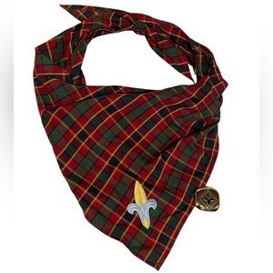 Webelos Neckerchief Slide Cub Scouts Boy Scouts Scarf Plaid Rank